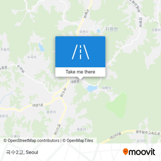 곡수2교 map