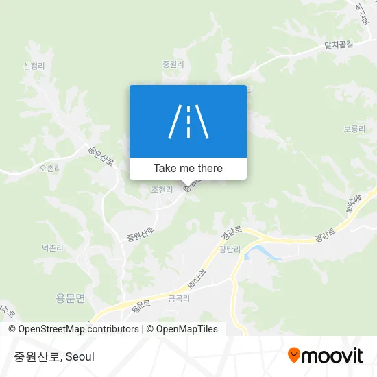중원산로 map