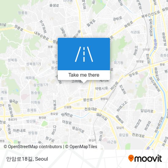 안암로18길 map