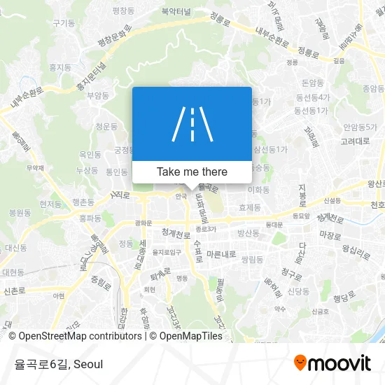 율곡로6길 map