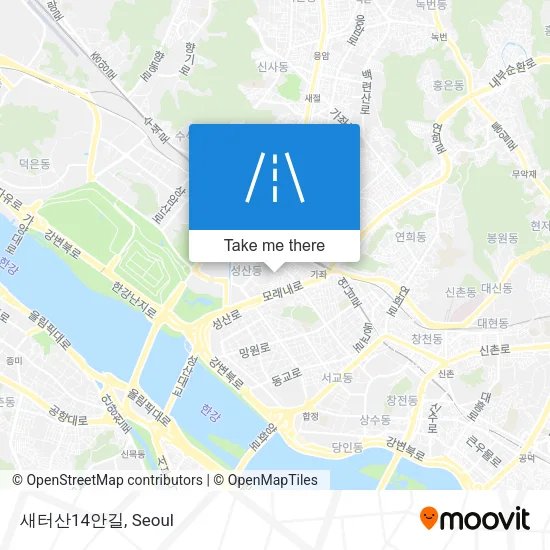 새터산14안길 map