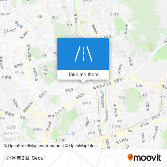 광운로2길 map