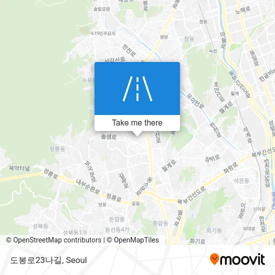 도봉로23나길 map