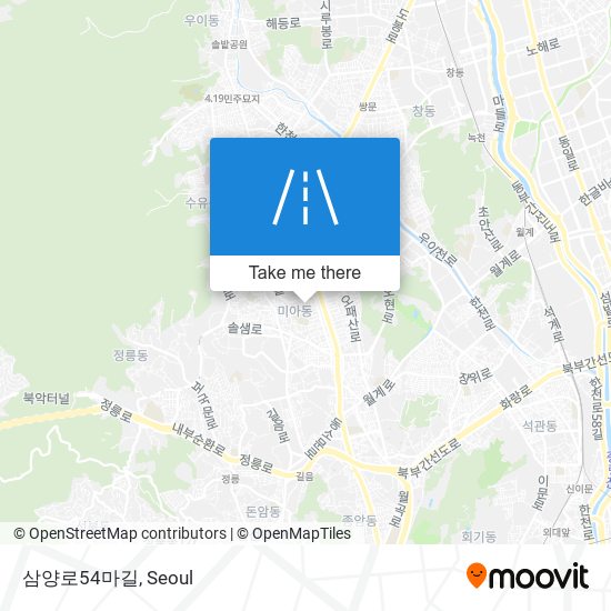 삼양로54마길 map