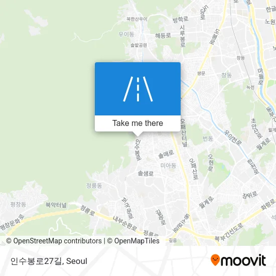 인수봉로27길 map