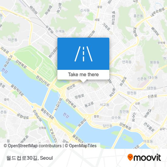 월드컵로30길 map