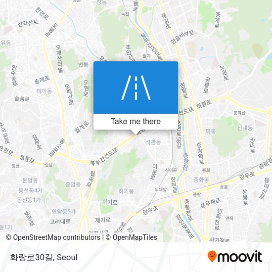 화랑로30길 map