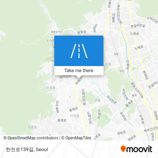 한천로139길 map