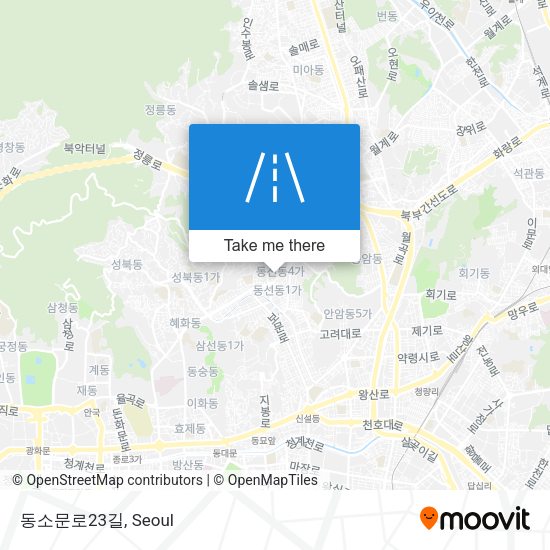 동소문로23길 map