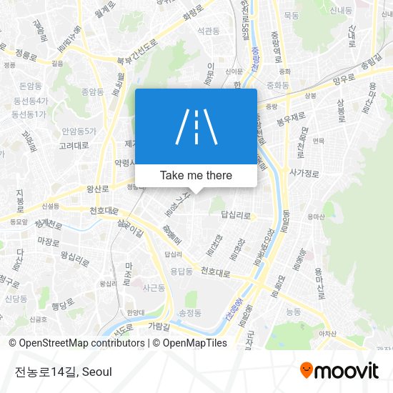전농로14길 map