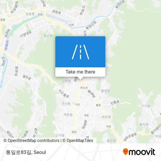 통일로83길 map