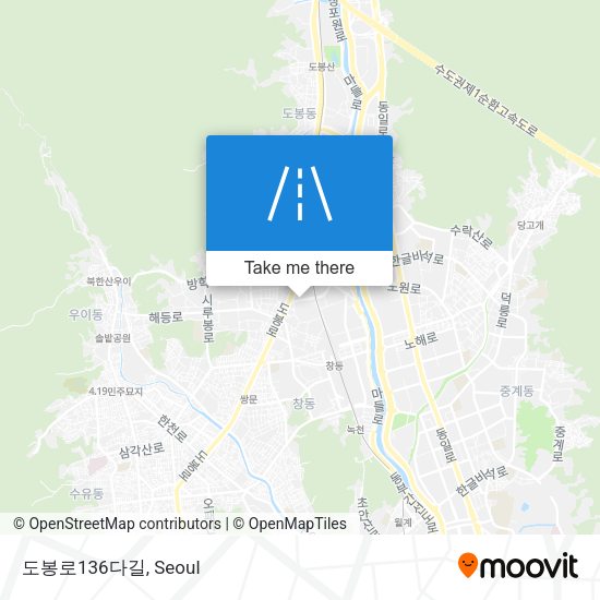 도봉로136다길 map