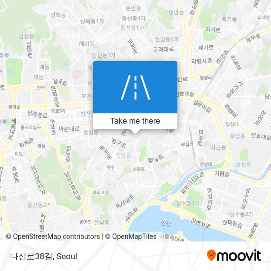 다산로38길 map
