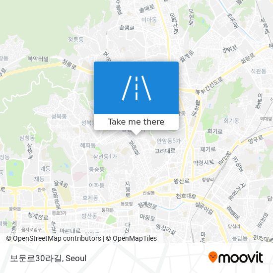 보문로30라길 map