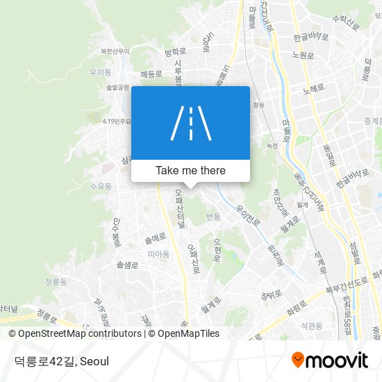 덕릉로42길 map