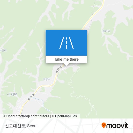 신고대산로 map
