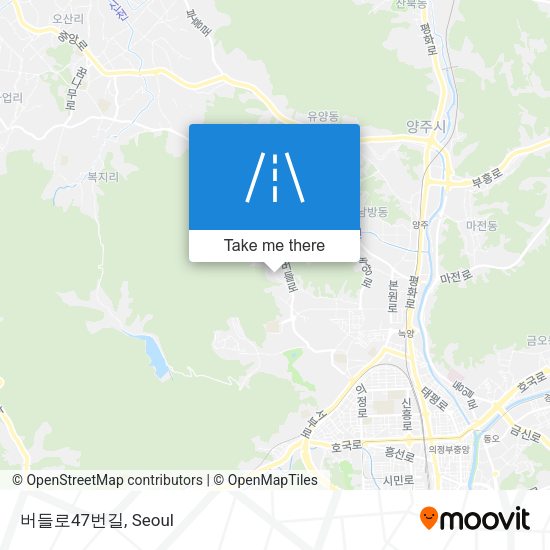버들로47번길 map