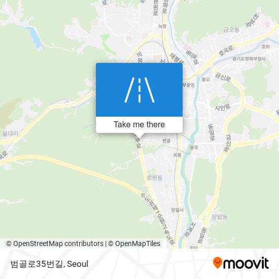 범골로35번길 map