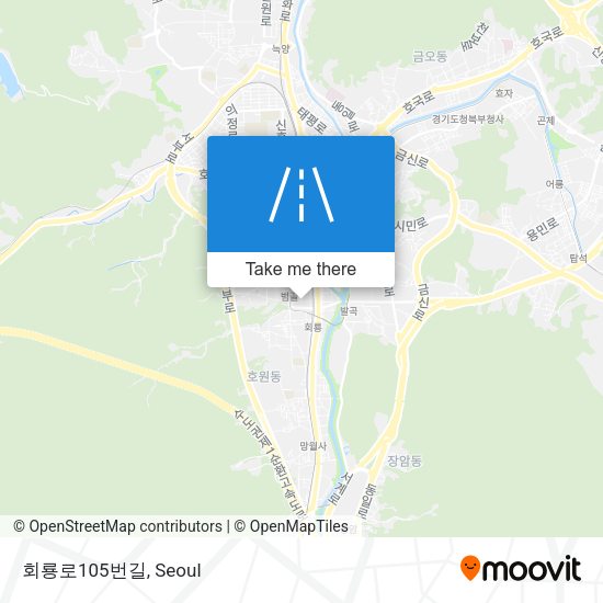회룡로105번길 map