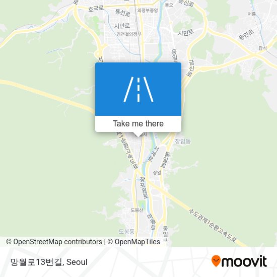 망월로13번길 map