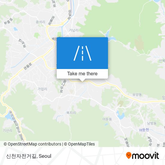 신천자전거길 map