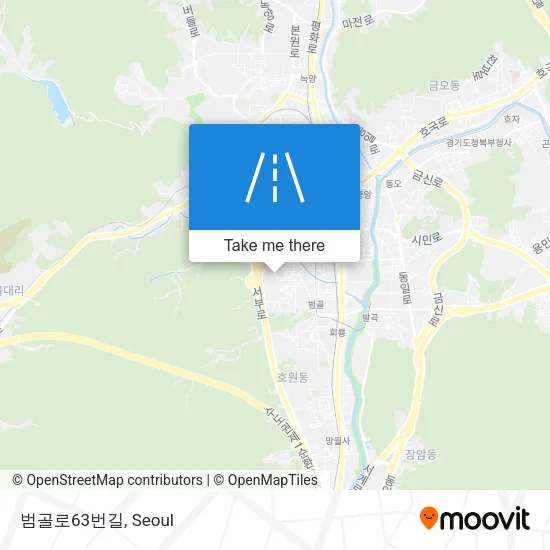 범골로63번길 map