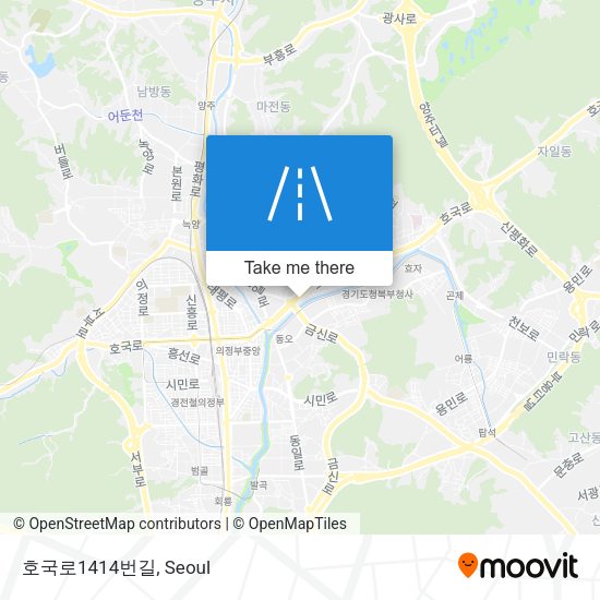 호국로1414번길 map