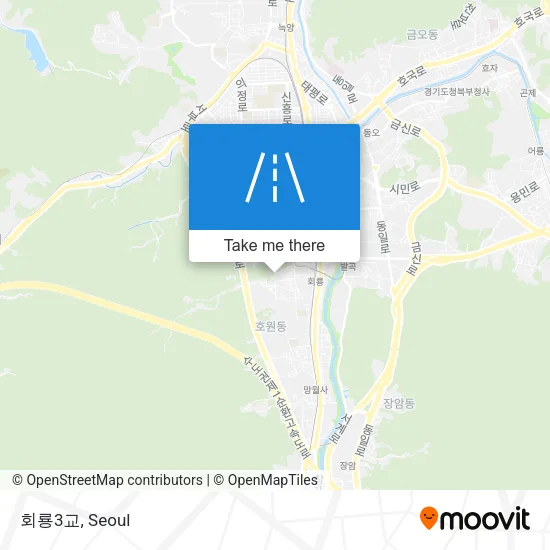 회룡3교 map