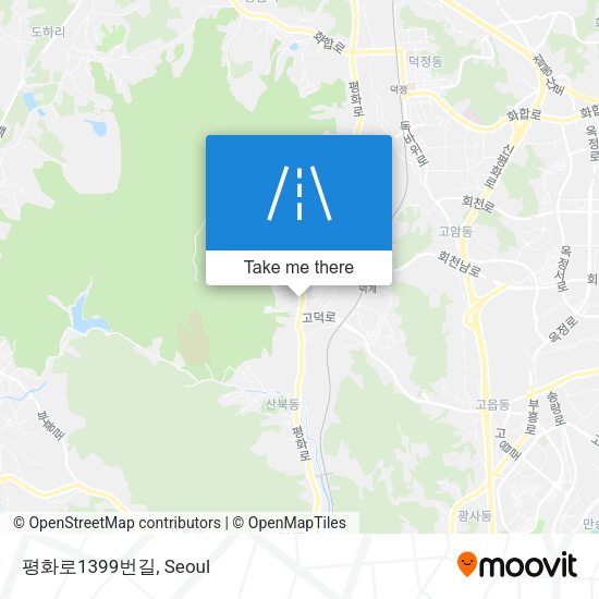 평화로1399번길 map