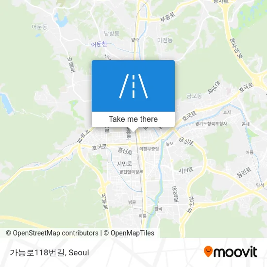 가능로118번길 map