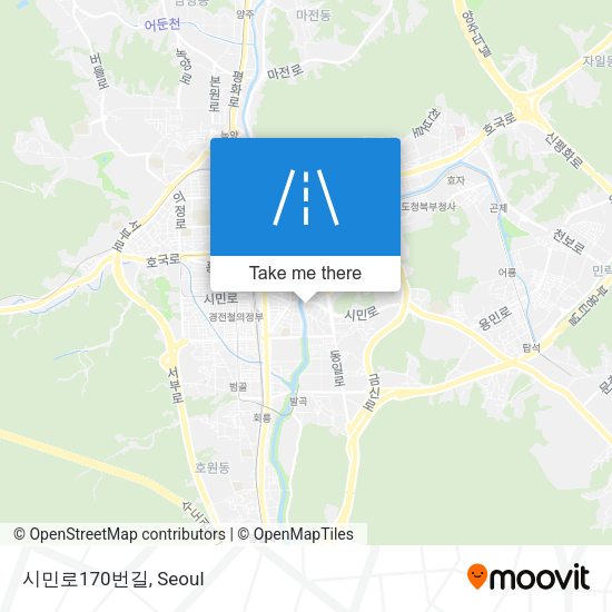 시민로170번길 map