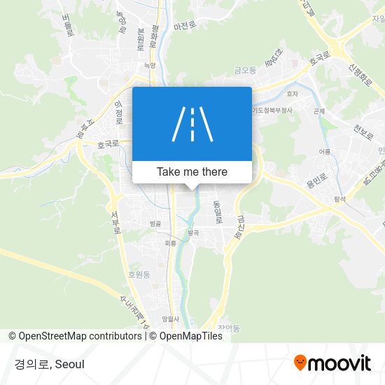 경의로 map