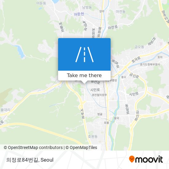 의정로84번길 map