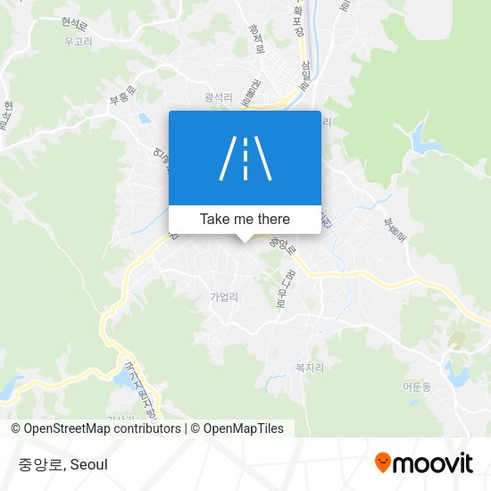 중앙로 map