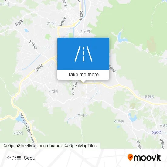 중앙로 map