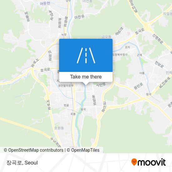 장곡로 map