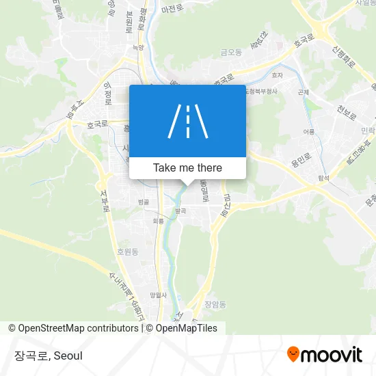 장곡로 map