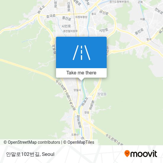 안말로102번길 map