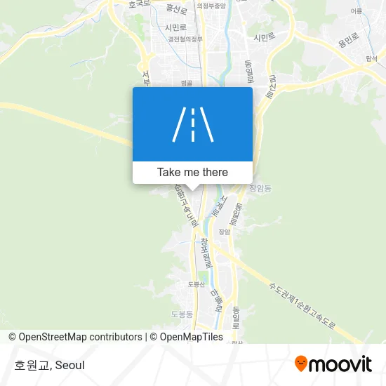 호원교 map