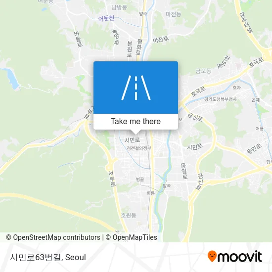 시민로63번길 map