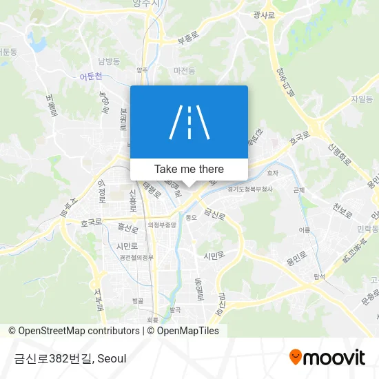 금신로382번길 map