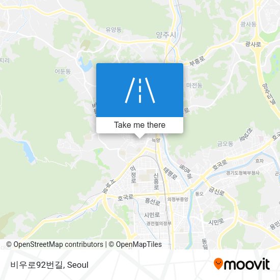 비우로92번길 map