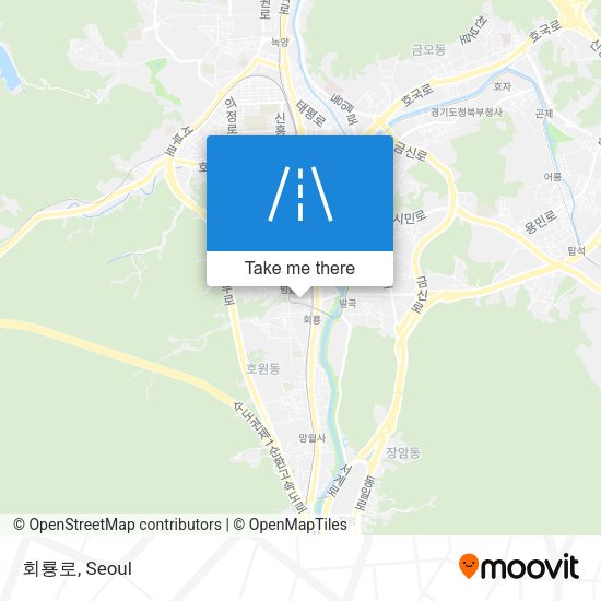 회룡로 map