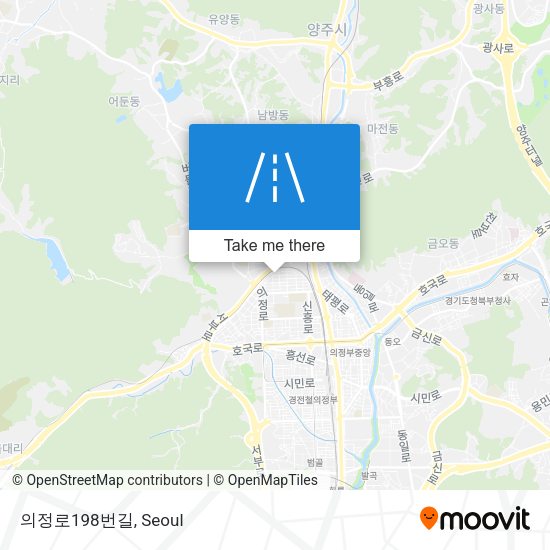의정로198번길 map