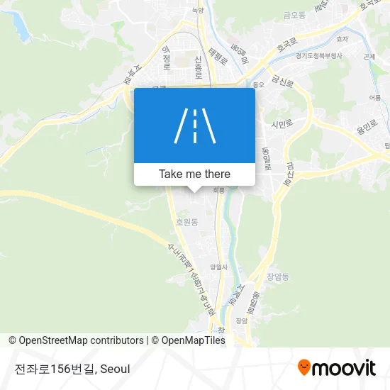전좌로156번길 map