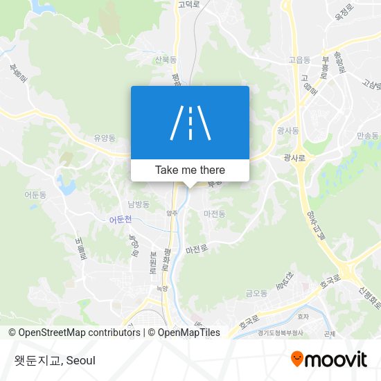 왯둔지교 map