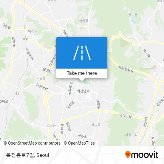 옥정동로7길 map