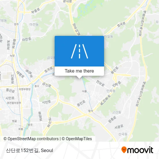 산단로152번길 map