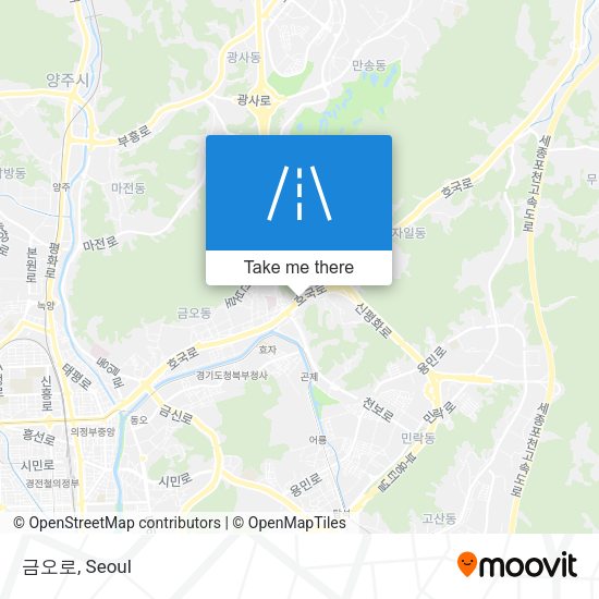 금오로 map