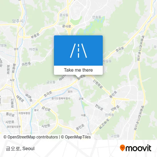 금오로 map